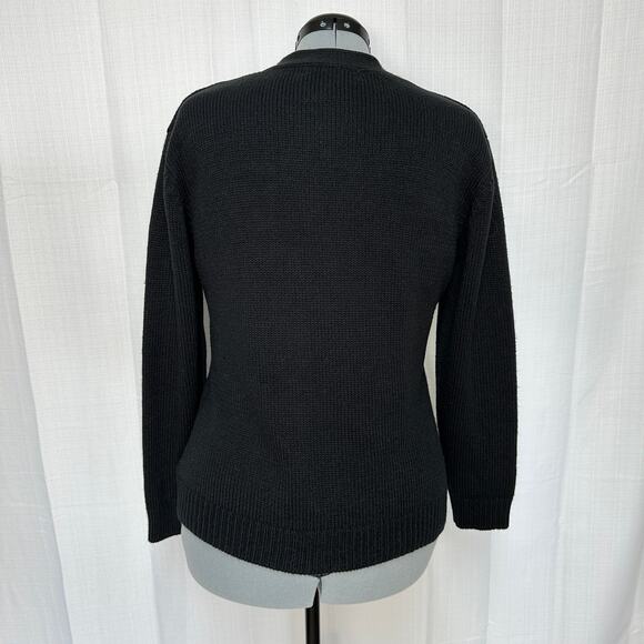 Katherine Bishop Vintage Knit Cardigan V-Neck Button Up Granny Sweater Sz: PM - Picture 3 of 6